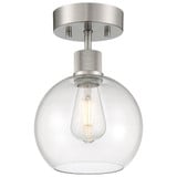 Risir Avenue 1 Light 12 Inch Length Semi Flush Mount - 4-BEL-1265469