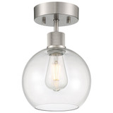 Risir Avenue 1 Light 12 Inch Length Semi Flush Mount - 4-BEL-1265469