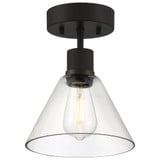 Risir Avenue 9W 1 LED 11 Inch Length Steel Semi Flush Mount - 4-BEL-1265458