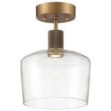 Risir Avenue 9W 1 LED 9 Inch Wide Semi Flush Mount - 4-BEL-1265459