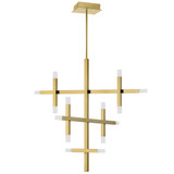 Baplr Way 14 LED Light Oversized 3 Tier Chandelier - 303-BEL-1294298