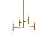 Caplair Court 8 Light Small 2 Tier Chandelier - 303-BEL-1263067