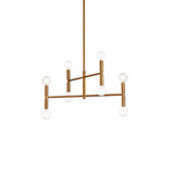 Caplair Court 8 Light Small 2 Tier Chandelier - 303-BEL-1263067