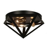 Buifou Court 3 Light 12 Inch Wide Flush Mount - 303-BEL-473986