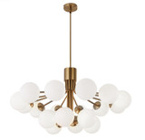 Bobruit Drive 18 Light Oversized 2 Tier Chandelier - 303-BEL-918628