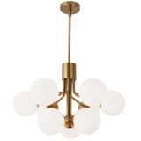 Bobruit Drive 9 Light Medium 2 Tier Chandelier - 303-BEL-918629