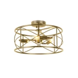 Dikv Lane 3 Light 15 Inch Wide Semi Flush Mount - 303-BEL-1331612