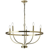 Cesar 5 Light Large Chandelier by Dainolite - CSR-295C