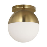 Girei Drive 1 Light 7 Inch Wide Flush Mount - 303-BEL-1331617