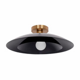 Restit Circle 1 Light Semi Flush Mount 5.75 Inch Tall X 17.75 Inch Wide - 303-BEL-1375098