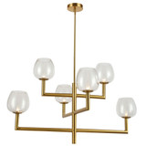 Nuiplot Avenue 6 Light Oversized 2 Tier Chandelier - 303-BEL-1052874