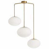 Ruvsh Court 180W 3 LED Pendant 12.5 Inch Tall and 32 Inch Wide - 303-BEL-1364362