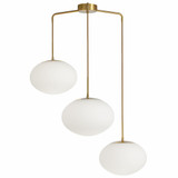 Ruvsh Court 180W 3 LED Pendant 12.5 Inch Tall and 32 Inch Wide - 303-BEL-1364362