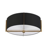 Roiprea Drive 3 Light 15 Inch Wide Semi Flush Mount - 303-BEL-1263150