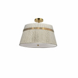 Triziot Way 3 Light Semi Flush Mount 8.75 Inch Tall X 15 Inch Wide - 303-BEL-1375116