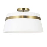 Troisea Lane 3 Light 15 Inch Wide Semi Flush Mount - 303-BEL-1052896