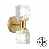 Wamaim Way 120W 2 LED Bath Vanity 11.5 Inch Tall X 4.75 Inch Wide - 303-BEL-1364374