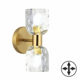 Wamaim Way 120W 2 LED Bath Vanity 11.5 Inch Tall X 4.75 Inch Wide - 303-BEL-1364374