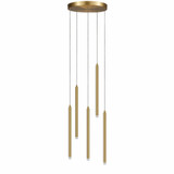 Snoario Way 15W 5 LED Multi Pendant 18 Inch Tall and 24 Inch Wide - 303-BEL-1364366