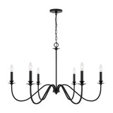 Weston 6 Light Oversized Chandelier by Austin Allen - AA1029MB