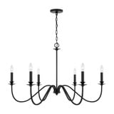 Weston 6 Light Oversized Chandelier by Austin Allen - AA1029MB