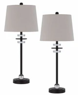 Sunan Circle 1 Light Buffet Lamp (Set of 2) 28.5 x 12 Inches - 1-BEL-1329055