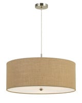 Beabm Court 3 Light Large Drum Pendant - 1-BEL-1090434
