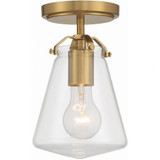 Voss 1 Light 5.75 Inch Wide Semi Flush Mount by Crystorama - VSS-7002_CEILING