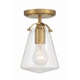 Voss 1 Light 5.75 Inch Wide Semi Flush Mount by Crystorama - VSS-7002_CEILING