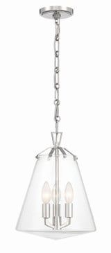 Voss 3 Light Mini Pendant by Crystorama - VSS-7004