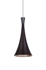 Slearv Court 10W 1 LED Cord Mini Pendant with Flat Canopy 7.88 x 16.85 In - 68-BEL-487960