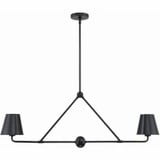 Xavier 2 Light Oversized Linear Chandelier by Crystorama - XAV-B9302