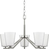 Vertex 5 Light Medium Chandelier by Progress P400343