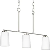 Adley 3 Light Elegant Linear Chandelier by Progress - P400348