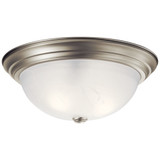 3 Light 15.25 Inch Wide Swirl Glass Flush Mount by Kichler - 8110
