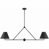 Xavier 4 Light Oversized Linear Chandelier by Crystorama - XAV-B9307