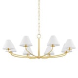 Stacey 8 Light Oversized Chandelier by Hudson Valley - BKO902