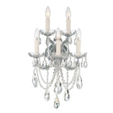 Maria Theresa 5 Light Candle Style Wall Sconce 24 Inch Tall by Crystorama - 4425