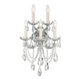 Maria Theresa 5 Light Candle Style Wall Sconce 24 Inch Tall by Crystorama - 4425