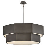 Facet 60W 12 LED Medium Convertible Chandelier 38 Inch Wide by Hinkley - 46995