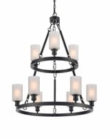 Saloon 9 Light Large Chandelier by Innovations - 8203-G80
