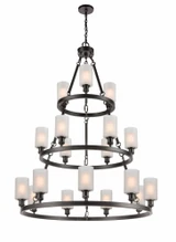 Saloon 18 Light Oversized Chandelier by Innovations - 82034-G80