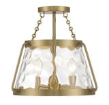 Crawford 3 Light 15 Inch Wide Semi Flush Mount by Savoy House - 6-1802-3