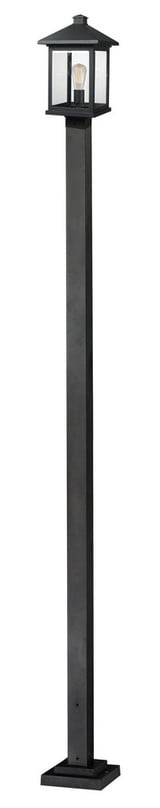 Portland 1 Light Outdoor Post Mount Lantern 9.5 x 112 Inches by Z-Lite - 531P-L