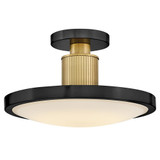 Kieran 32W LED Semi Flush Mount 8.75 Inch Tall X 14.25 Inch Wide by Hinkley - 47593