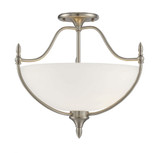 Herndon 3 Light 18 Inch Wide Semi Flush Mount by Savoy House - 6-1005-3