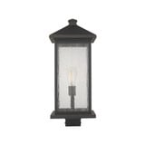 Portland 1 Light Outdoor Post Mount Lantern 9.5 x 25 Inches by Z-Lite - 531PHBXLS