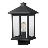 Portland 1 Light Outdoor Post Mount Lantern 8 x 14.38 Inches by Z-Lite - 531P-14