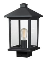 Portland 1 Light Outdoor Post Mount Lantern 8 x 14.38 Inches by Z-Lite - 531P-14