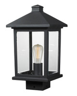 Portland 1 Light Outdoor Post Mount Lantern 8 x 14.38 Inches by Z-Lite - 531P-14